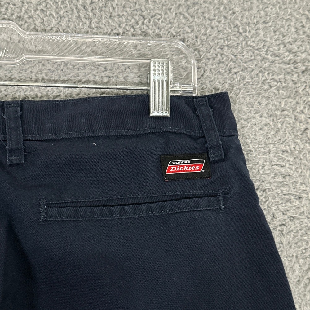 Genuine Dickies Cargo Pants Mens 32x30 Navy Blue Excellent Straight Leg Utility - Picture 3 of 11
